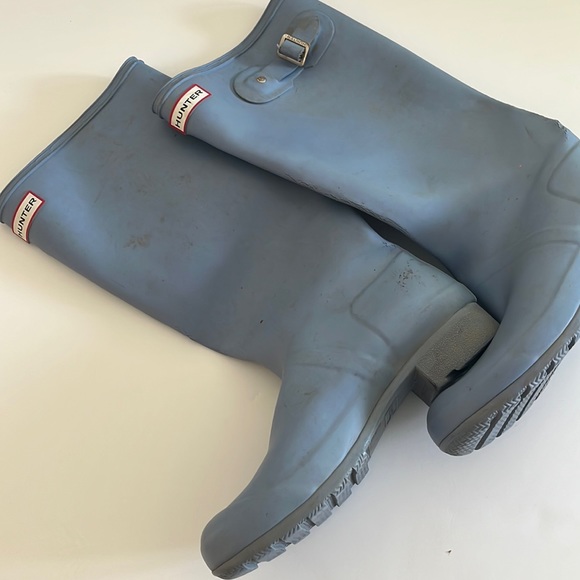 womens hunter rain boots black